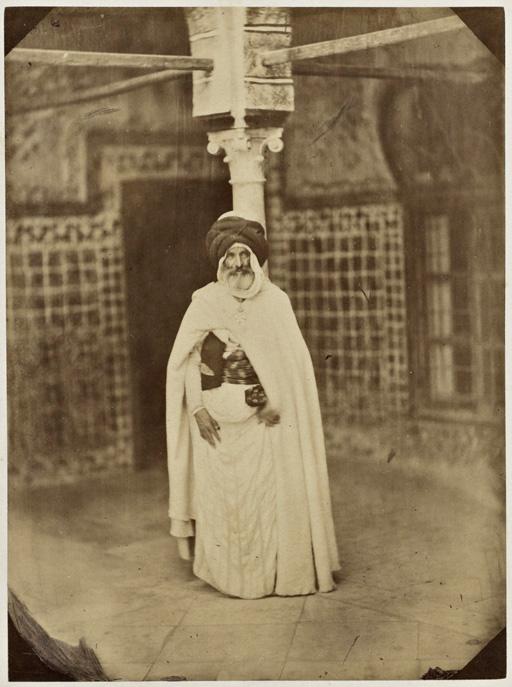 Bou Aziz ben Gana, Cheik-El-Arab (le serpent du desert), oasis du Vieux-Biskra (Image de propagande coloniale)