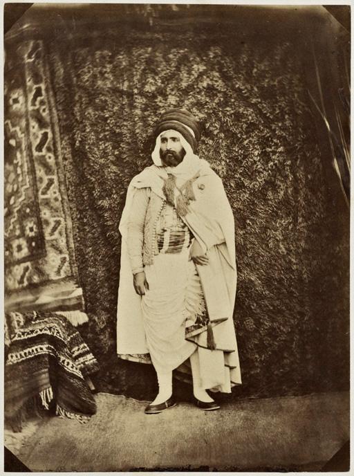 Si Mohamet Srir Ben Ali Bel Guidoum, Kaïd de Biskra (Image de propagande coloniale)