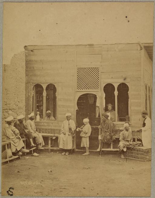 Café arabe (Image de propagande coloniale)