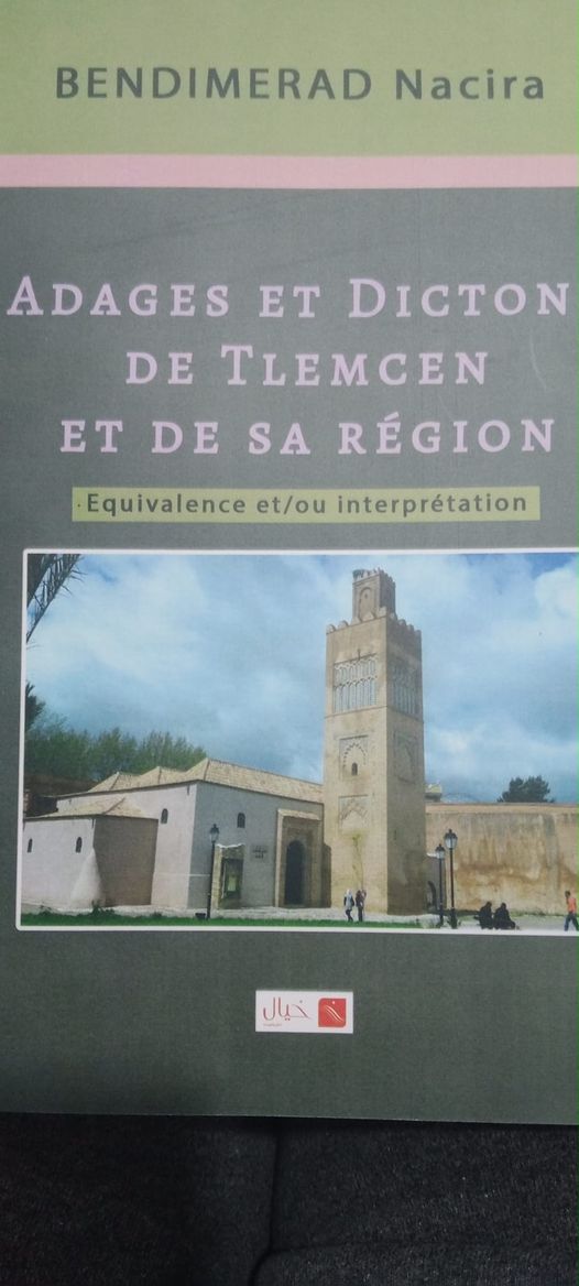 Les adadges et dictons de la ville de Tlemcen de Mme bendimerad Nacira
