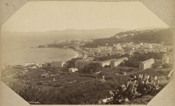 Alger prise de N.D d'Afrique (Image de propagande coloniale)