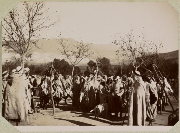 Algérie [El Aricha. Marché] (Image de propagande coloniale)