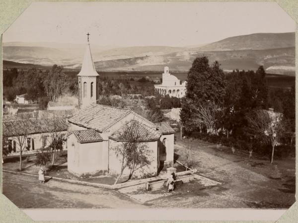 Algérie. [Une église et une mosquée] (Image de propagande coloniale)