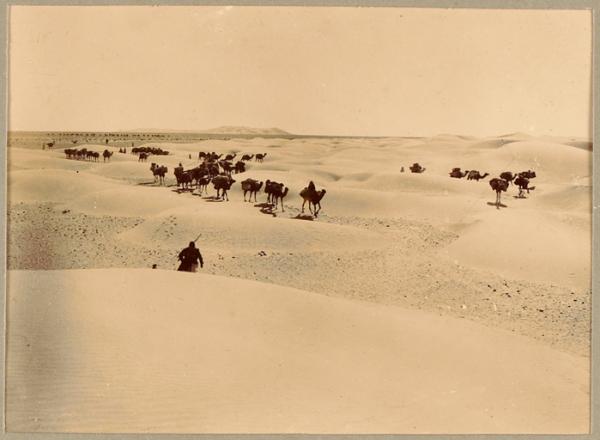 [Convoi de la mission Flamand-Pein'] (Image de propagande coloniale)