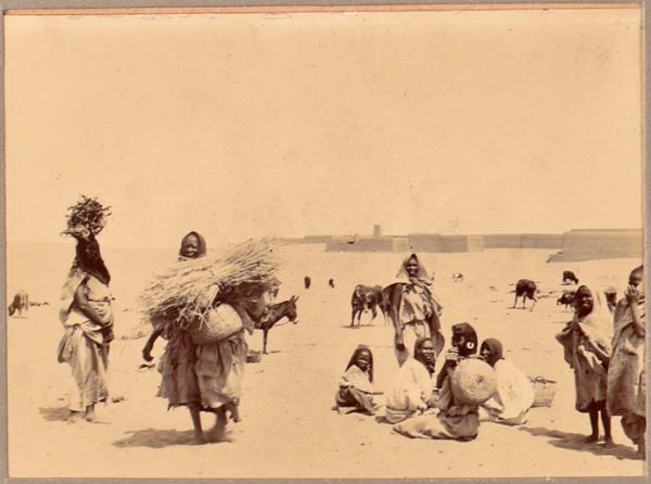 [Groupe de femmes à] Aoulef [Tidikelt] (Image de propagande coloniale)