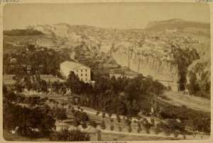 Constantine. Vue prise de la route de Sétif (Image de propagande coloniale)