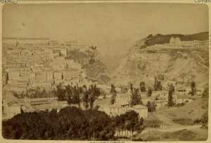 Constantine. Vue prise de la route de Mansourah (Image de propagande coloniale)