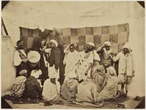 Nègres, danse des batons (Alger) (Image de propagande coloniale)