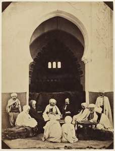 Medjelès, tribunal supérieur musulman (Image de propagande coloniale)