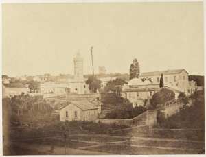 Koléah, [Coléa] vue prise de l'hôpital militaire (Image de propagande coloniale)