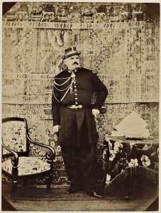 M. de Neveu colonel d'état-major [1809-1871], chef du bureau politique de l'Algérie (Image de propagande coloniale)