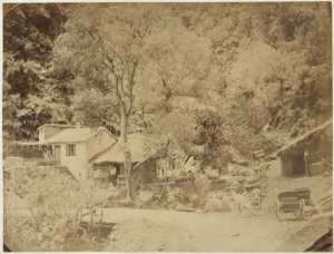 Gorges de la Chifffa, route de Blidah à Médéah (Image de propagande coloniale)