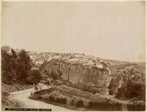 Constantine. Entrée du Rhummel (Image de propagande coloniale)