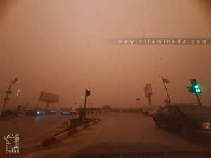Vent de sable le 14 Mars 2022 à Tlemcen