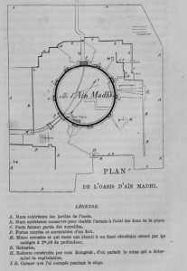 Plan de l'Oasis d'Ain Madhi