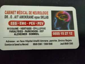 Cabinet médical de neurologie