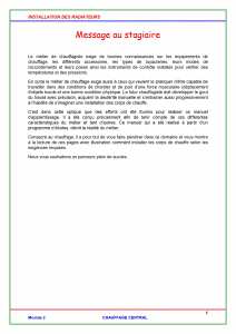 دليل المتربص شعبة BTP.MTPS CHAUFFAGE CENTRAL ( INSTALLATION DES radiateurs )