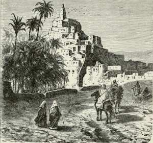 Peintures d'Algérie  Ksar Metlili, Châamba (Ghardaïa)