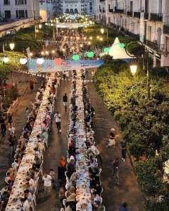 عودة الافطار جماعي وسط الجزائر العاصمة