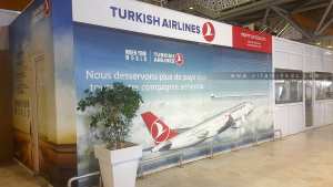 Box de Turkish Airlines à l'aéroport d'Essenia Oran