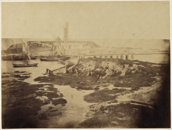 Le port de Cherchell (Image de propagande coloniale)
