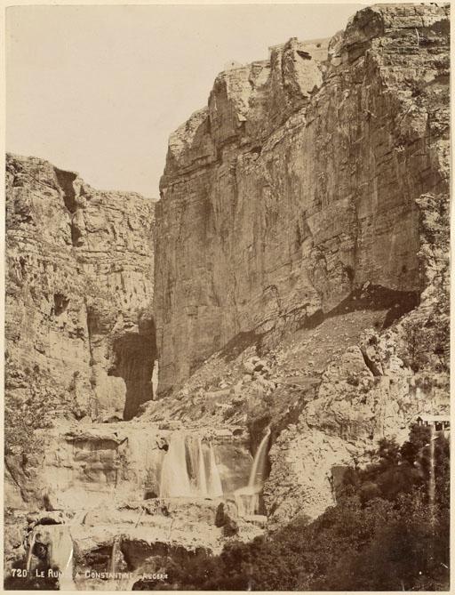 Le Rhummel à Constantine (Image de propagande coloniale)