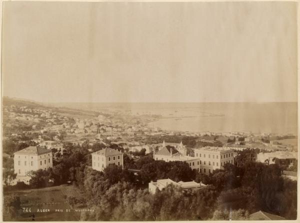 Alger pris de Mustapha (Image de propagande coloniale)