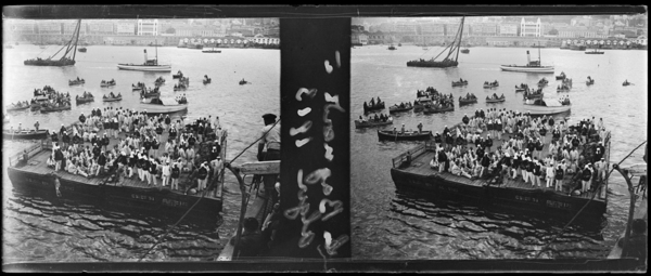 Les bagnards à Alger (Image de propagande coloniale)