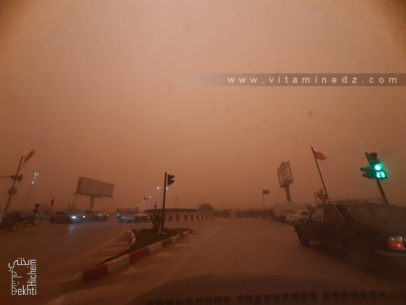 Vent de sable le 14 Mars 2022 à Tlemcen