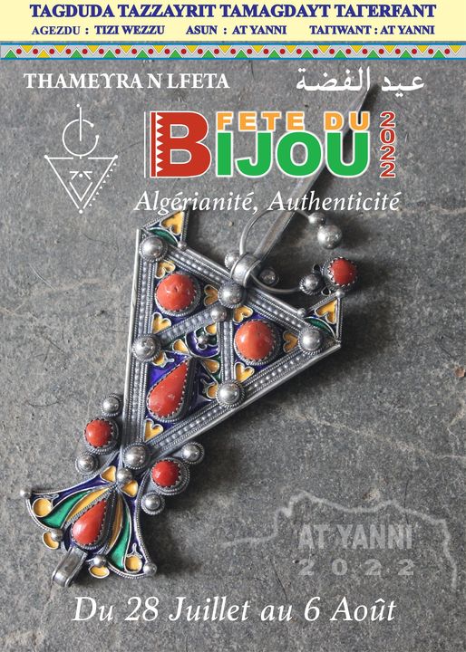 Affiche de la fête du Bijou d'At Yanni, 2022