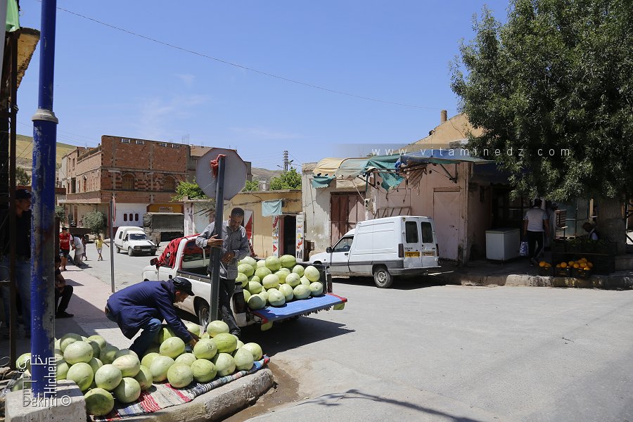 vendeur de pastèques au village de Oued Essalam (Relizane)