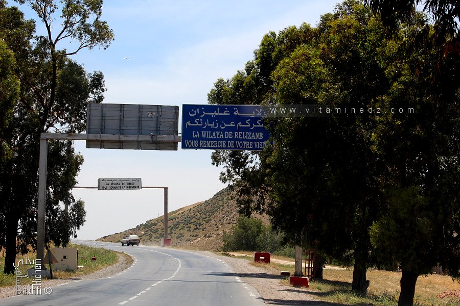 Limite entre la wilaya de Relizane et Tiaret