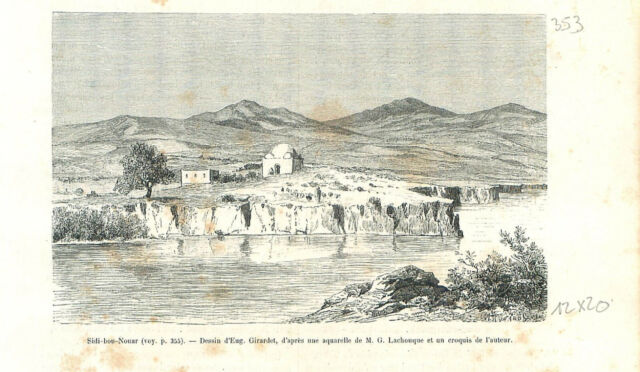 Sidi Bounouar à Remchi wilaya de Tlemcen en Oranie Algérie GRAVURE 1889