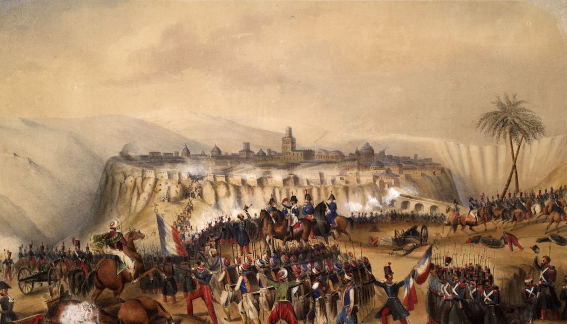 La prise de Constantine, Algérie, 1837.