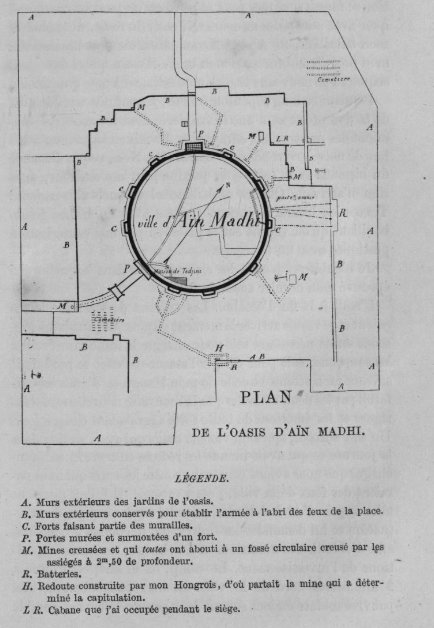 Plan de l'Oasis d'Ain Madhi