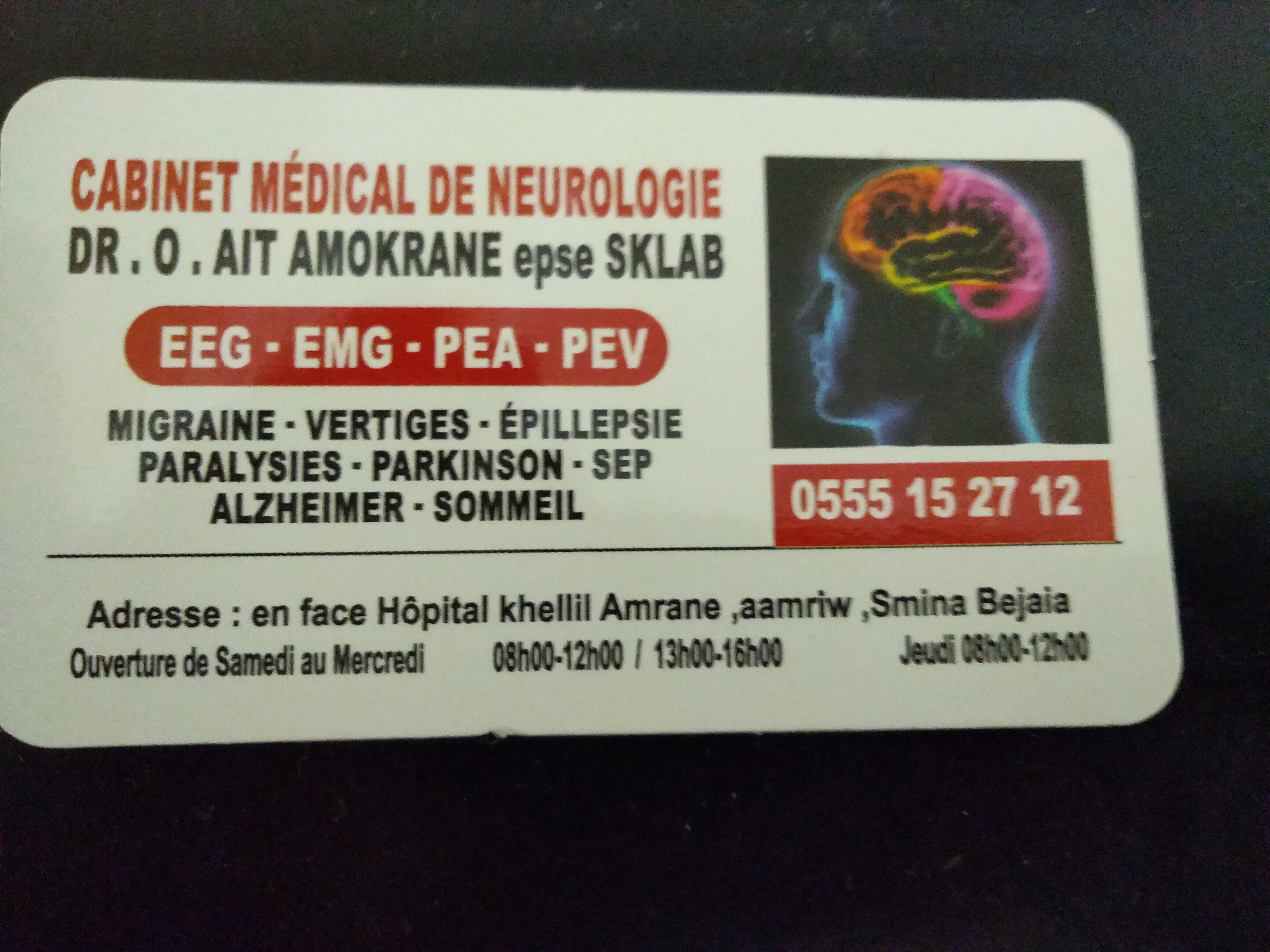 Cabinet médical de neurologie