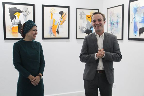 افتتاح معرض 