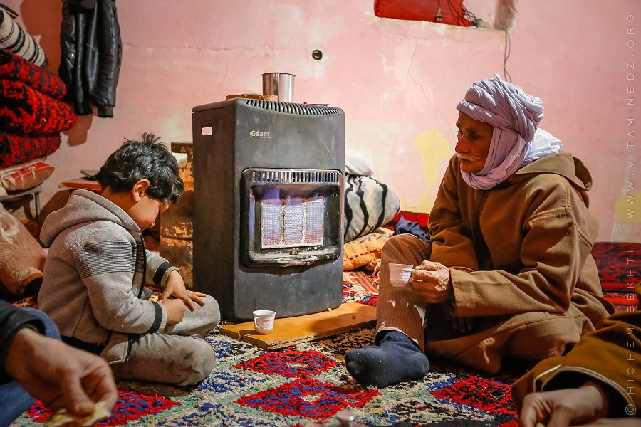 Poêle de gaz butane, chauffage privilégié chez les habitants des hauts plateaux algériens