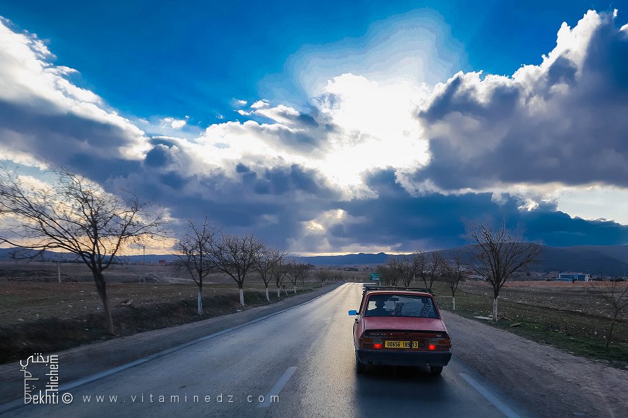 La route N22B vers Sebdou Tlemcen ALGERIE vitaminedz