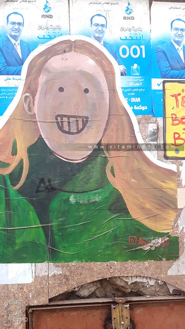 Fresque murale d'Anis Djebli à Oran (Street Art)