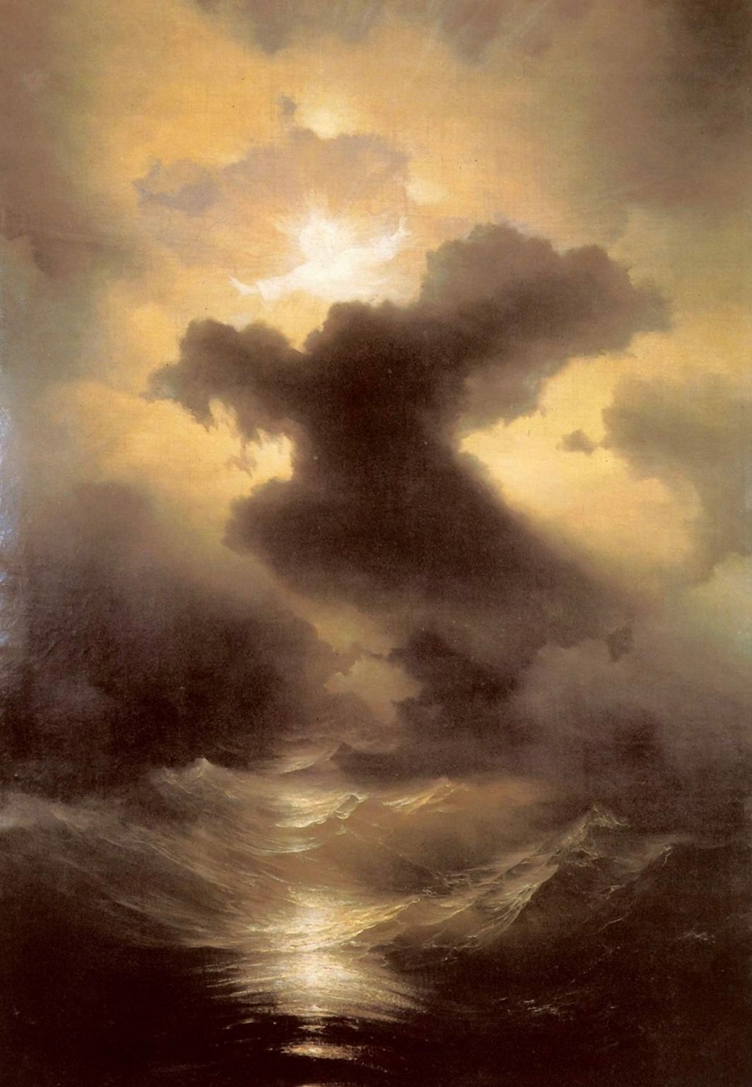 La Création ou Le Chaos (1841), huile sur papier, 73 × 108 cm, Musée Arménien, Venise.