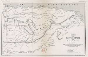 Carte de la Kabylie « Esquisse de la Haute Kabylie »