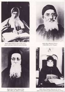 Photos de quelques rabbins d'Algérie