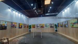 Expo de l'artiste Benkredda Abdou au centre commercial Essenia