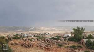Vue du village des Ouled Youcef à partir de la fôret de Tlemcen (1100 m d'altitude environ)