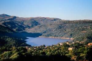 Barrage du Hamiz entourée d'une splendide fôret