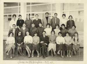 Classe de Philosophie 1959-1960 Collège de Slane Tlemcen
