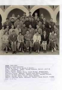 Classe des sciences expérimentales 1958-1959 Collège de Slane Tlemcen