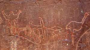 Gravures rupestres de Tyout