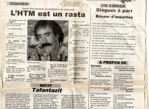 Hamid Benmeziane L'H.T.M. EST UN RASTA